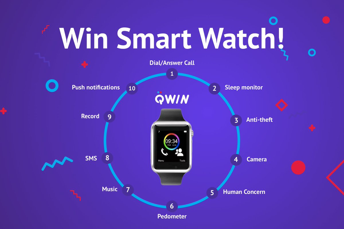 QwinOfficial's tweet photo. ⚠️ Win an exclusive Smart Watch now‼️
Answer a simple question in the comments below + retweet this message with your friends and be the winner✌️
Q: What is the principle of winning prizes on Qwin's platform❓
😎 Find correct answer here: https://t.co/q7rGY9Dls0
Good luck❗ https://t.co/qoNnk3hH1C