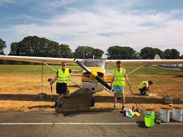 Some cleaning before the hose ban comes into effect tomorrow 💦✈️🚀 ift.tt/2MDMLSp