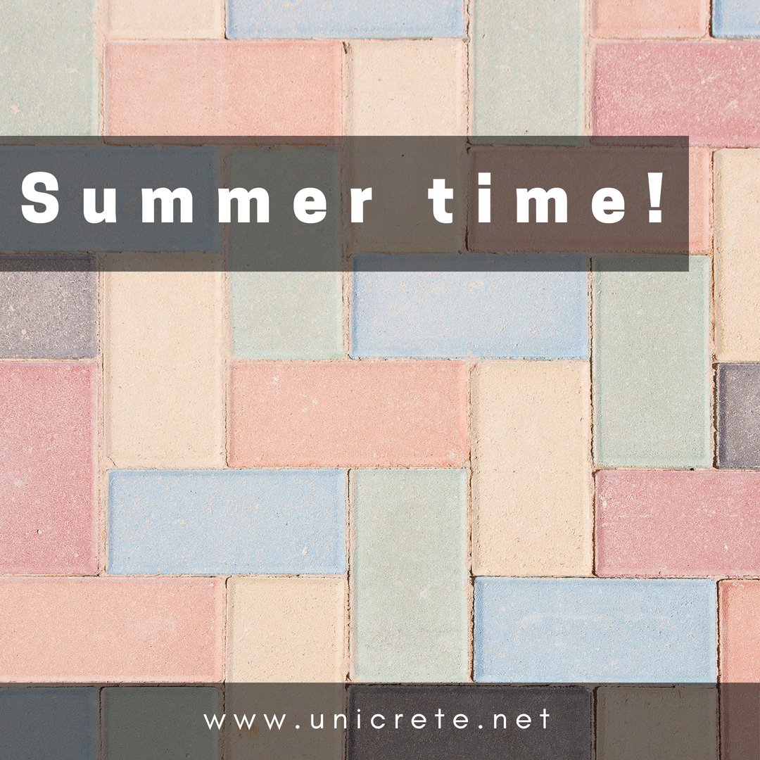 UnicreteEgypt's tweet photo. Working on a summer-destination project?
#GetCreative  &amp; create colorful outdoor flooring patterns for the users with our #InterlockingPavers.
DM for further details.
#Concreteproducts #Concreteflooring #Architecture #Construction
#Summerideas #Design #Floormaterials https://t.co/mPVTlMk7cu