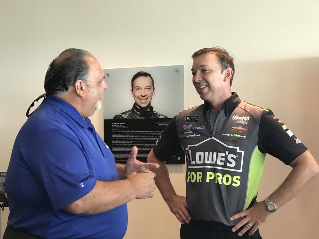 allyracing's tweet photo. Chad Knaus will now be among the greats @ChicagolndSpdwy. This morning he was inducted into the Legends Club. 

Congrats CK! https://t.co/Rhs7YD7PgZ