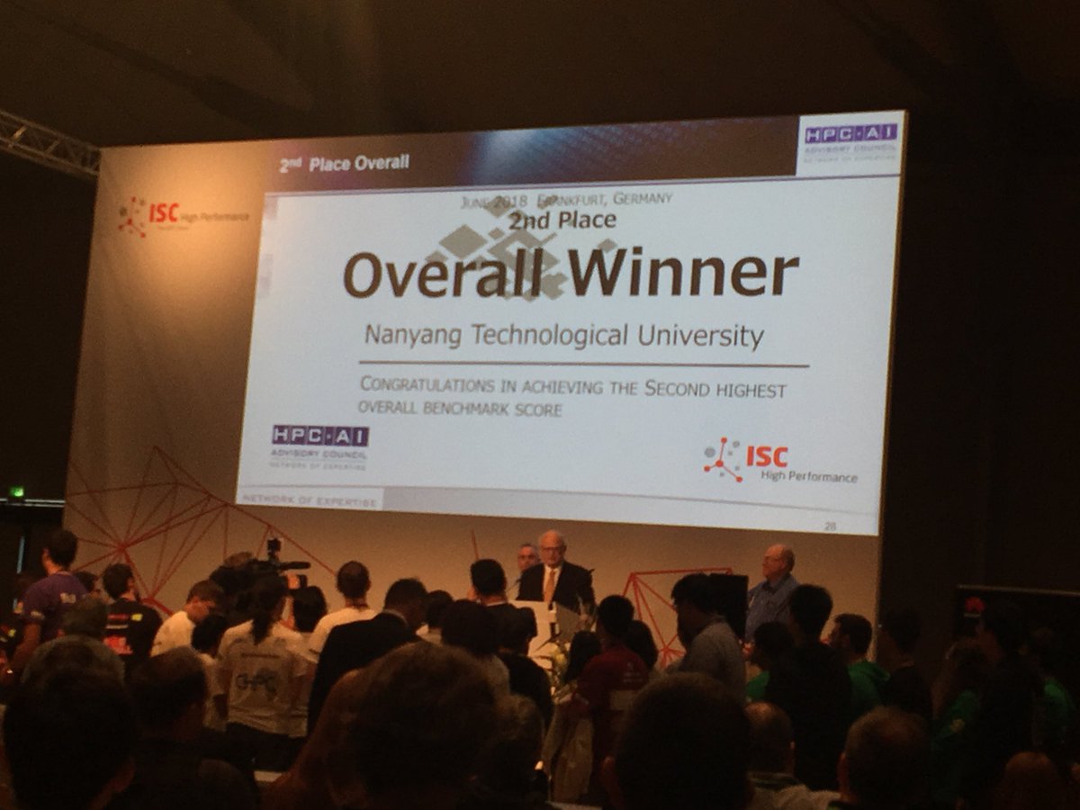 paklui's tweet photo. Congrats to Tsinghua University winning the overall #ISC #SCC, followed by NTU in Singapore and CHPC in South Africa. FAU in Germany won the highest HPL with 51.56TF and ShanghaiTech got  the fan fav. @ISChpc @hpccouncil @Student_C_C https://t.co/07OoxK9co2