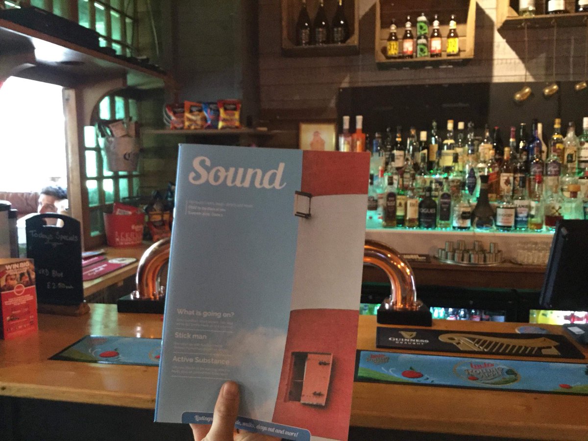 Soundofplymouth's tweet photo. #Soundmagazine can be found all over Plymouth! Now featured at Pub on The Hoe, @TheFlowerCafe1, Clay Art, and Pasta Bar on #Plymouth #Barbican https://t.co/nNUFZWHb7F