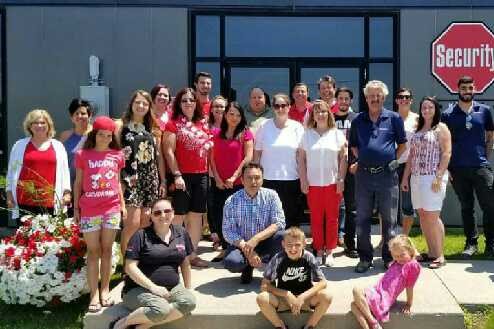 Proudly local. Proudly red and white. Proudly Canadian, #HappyCanadaDay #SecurityONE #localmatters