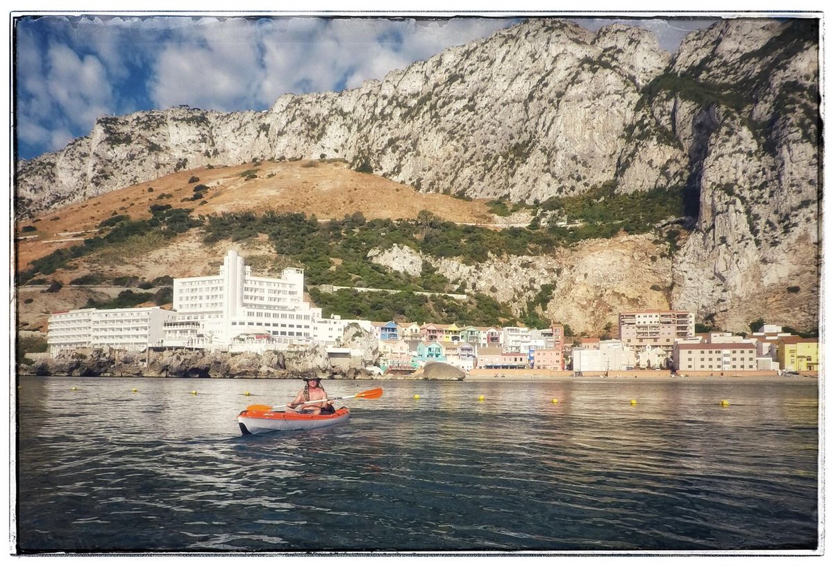 Gibraltar the place to be for kayaking sun and sea . #kayaking #gibralertourism #VisitGibraltar #gibraltarunique #beautifulGibraltar #Mediterranean #catalanbay