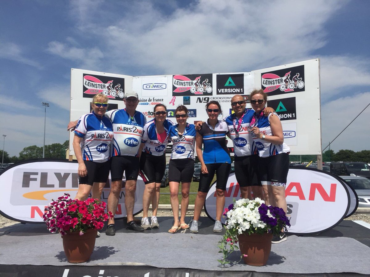 Paris2Nice's tweet image. Well done to our @Paris2Nice cyclists for finishing the @leinsterloop #sportive #sundaycycle #onwards2paris #charitycycle