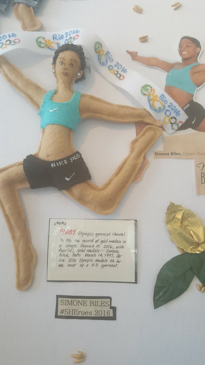 PhatTcakes's tweet photo. @Simone_Biles #ArtPrize2016 #GrandRapidsMI #MsJDivaOfDesign #SHEroes #YouAreTHEBEST! #WEsaidSo #RelatableArtSeries https://t.co/JEcuNlpnmP