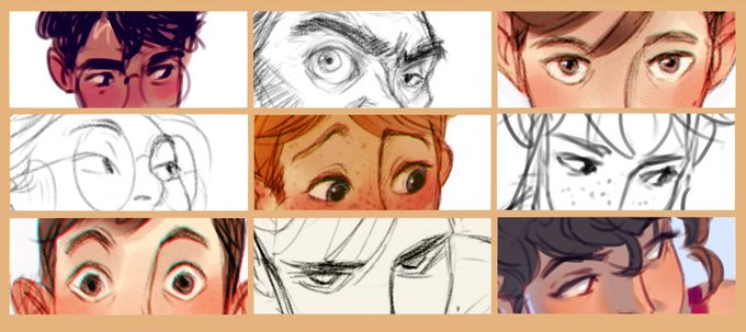 Eyes from this year, not much of them because I always draw them closed for some reason xD #eyememe 