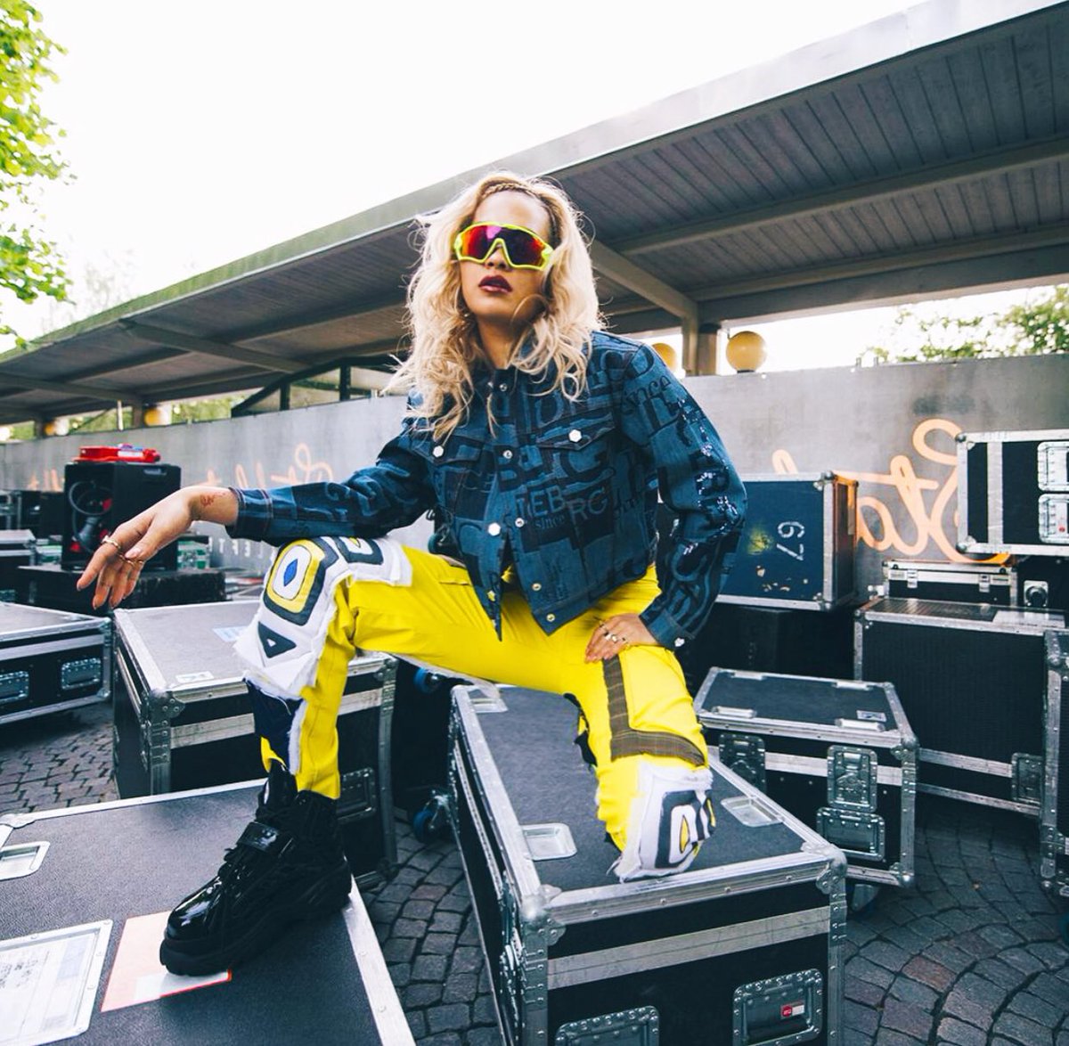 RitaOra's tweet photo. We headlined the #stadsfesten festival at 11pm at night and it was full daylight! It was so trippy but what a vibe!! Thank you Sweden and all who came out!! https://t.co/20m1QIElDL
