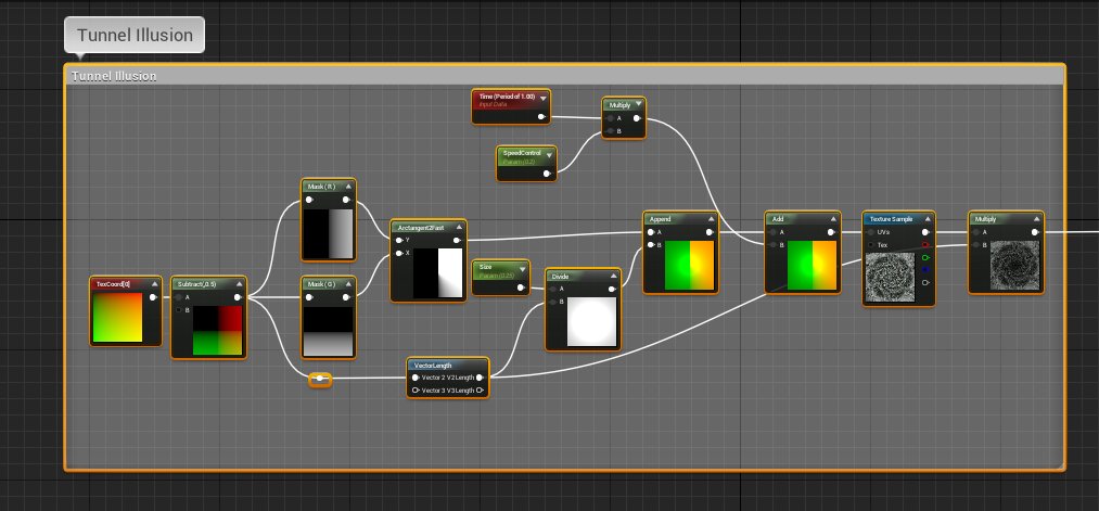 imnotsudarshan's tweet photo. #UE4 #ShaderToy #Material #CodeSketch
Tunnel Illusion [Learning Shaders is always fun.  ShaderToy has great resources to get started with] https://t.co/JOQ1leB8Jf