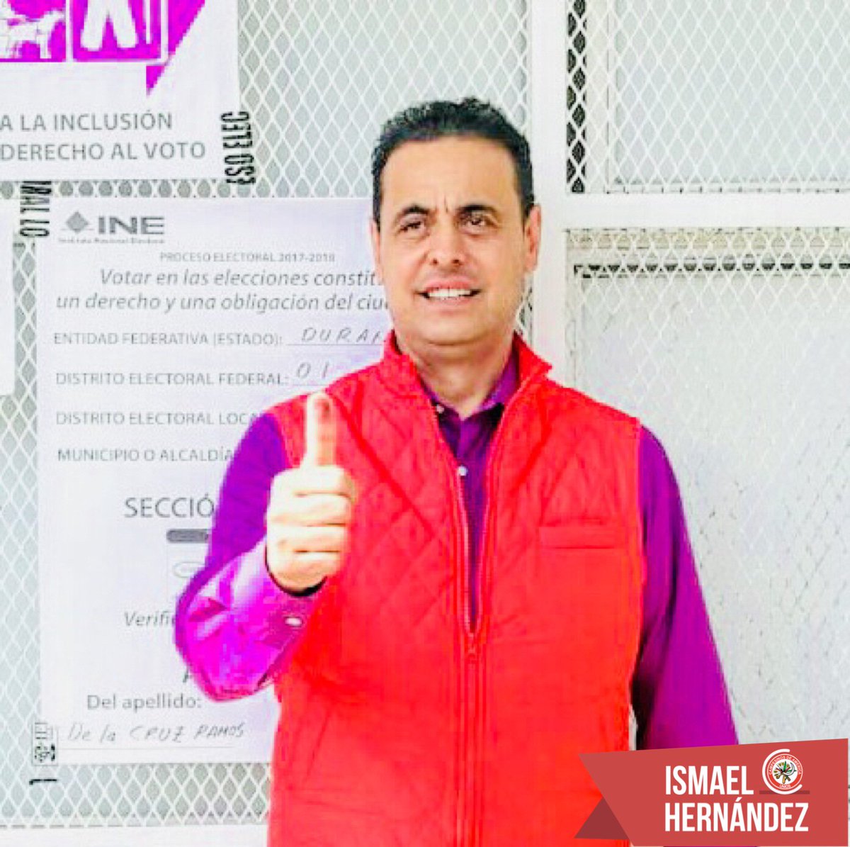 hernandezderas's tweet photo. Hoy es un día histórico. Mi voto ¡va por México! #LaFuerzaDelCampo https://t.co/kL5vYEEJPV