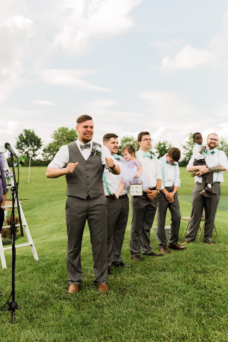 amb_simpson's tweet photo. If you missed my wedding, here’s a recap of my handsome grooms reaction to me.. &amp; we both lost it at the end of the ceremony together too... 
I cry every time, y’all. Every. Dang. Time. https://t.co/FlQNYBXWoZ