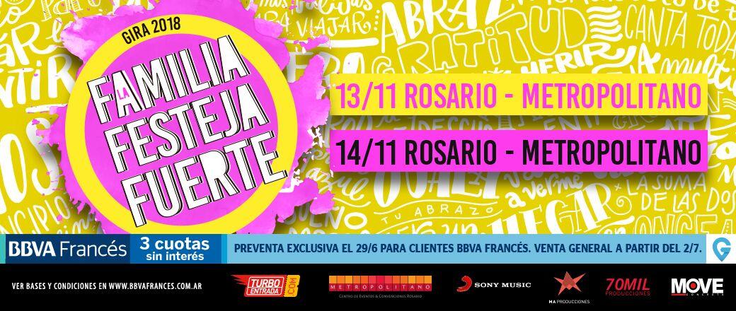 RosarioShows's tweet photo. @abelpintos presenta su gira #FamiliaFestejaFuerte en @MetropolitanoRo
Entradas a la venta
 » Sarmiento 777 local 14
 » Boletería de Metropolitano
 » Venta online ➝ https://t.co/gL3q0hvsDc https://t.co/qP3tkMRRAR