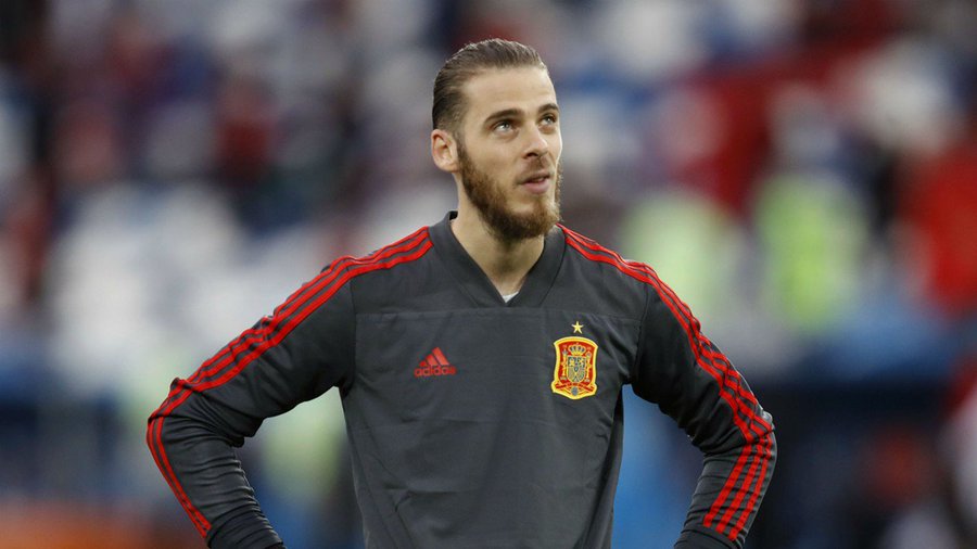 Spain De Gea 1 world cup 2018 Football Shirt Name/Number Set Home Player Size 