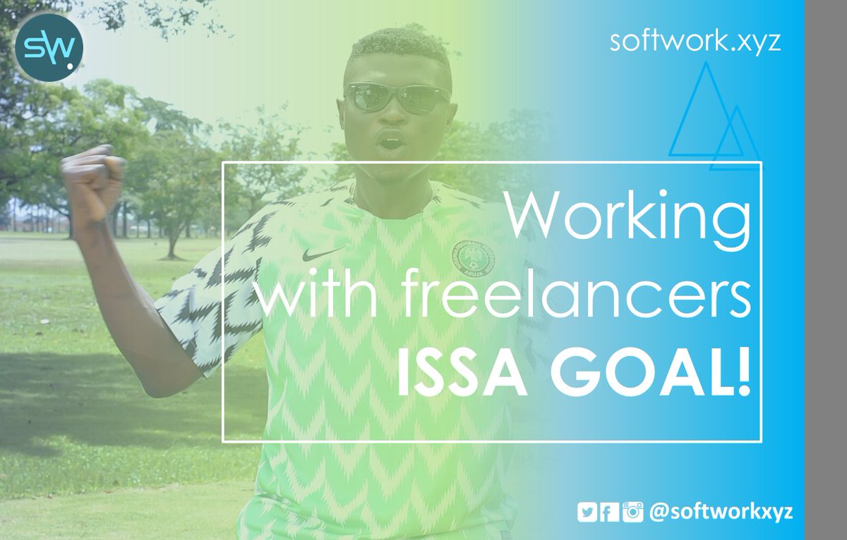 ChigozieOkwara's tweet photo. FREELANCER GOALS....😎

Sign Up and Get started : https://t.co/eljcn7Jtam 😎

#SoftWork #Freelancer #Employer #Network  #Webdevelopers #Writers #DJ #BussinessDeveloper #Realtor #AppBuilders #HairDressers #MakeUpArtist #Artist #SongWriter #entrepreneur #GraphicsDesigner https://t.co/e8q55p33fs
