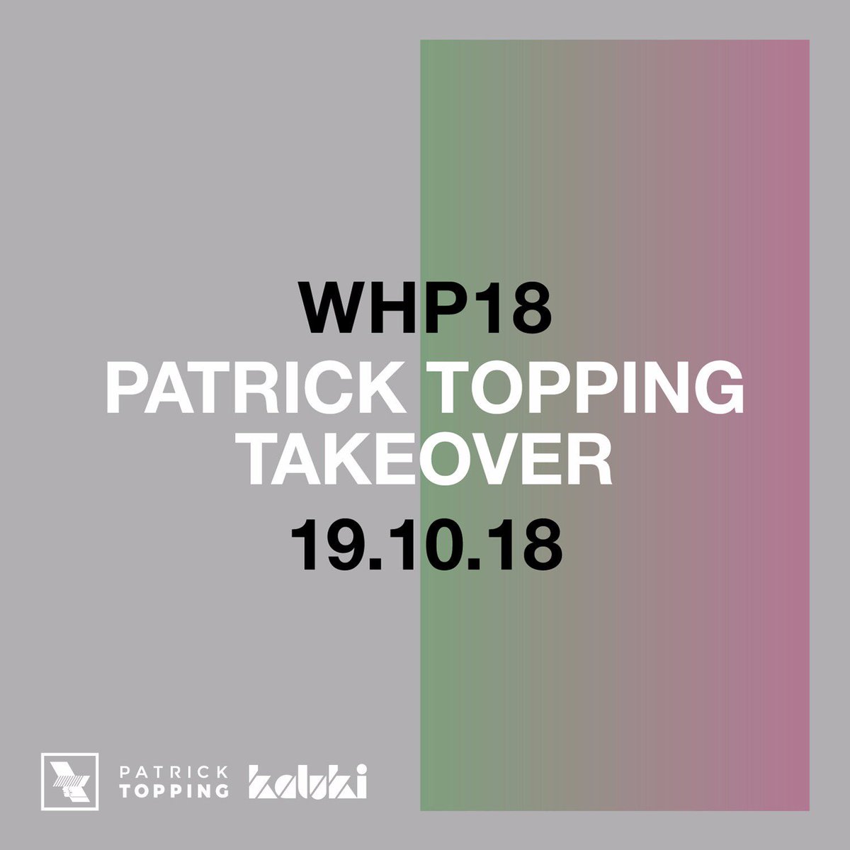 Very excited to announced I'm curating my own night at @whp_mcr for the first time! Lineup coming Tuesday and tickets Wednesday 🙌