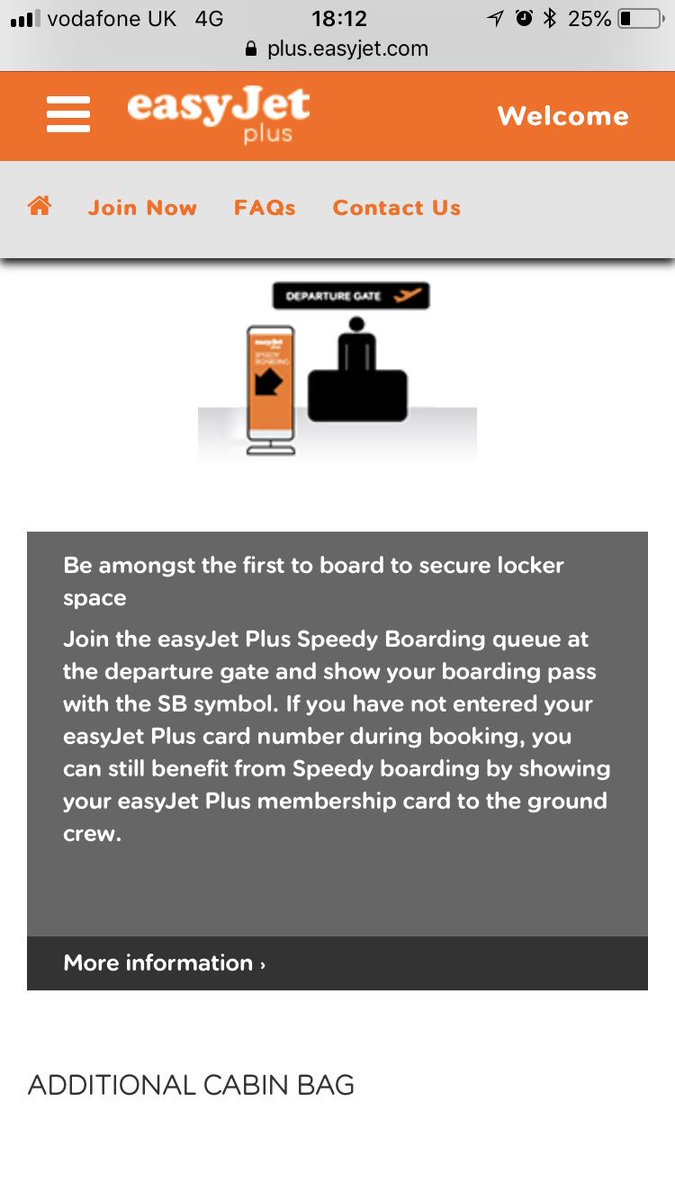 easyjet plus speedy boarding