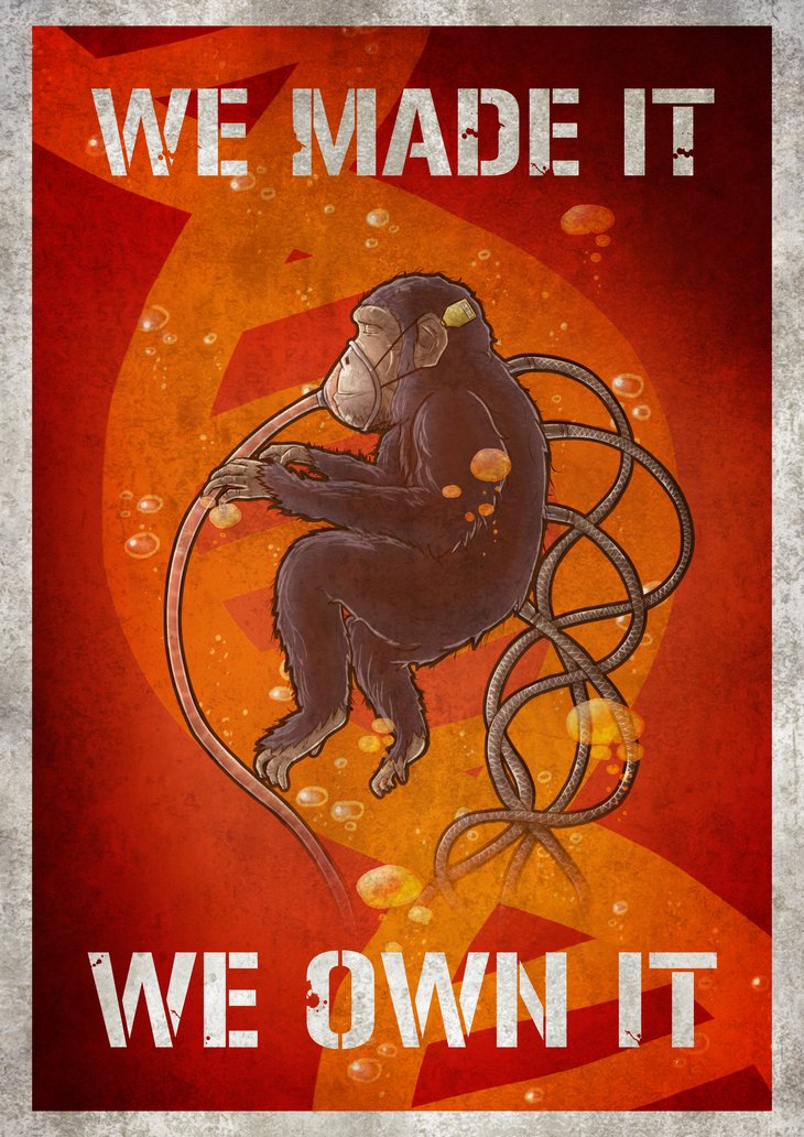 HITRECORD's tweet photo. Not only is this a fantastic anti-hybrid propaganda poster for #BGE2, but it's also @ArtDeckNL's very first record on the site! Now, let's see how we can build on to his wonderful image... https://t.co/xdH0bXqWUA https://t.co/I8ttHXTBlN