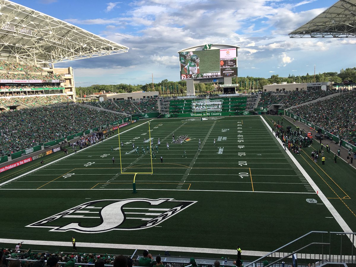 First Rider game ever. The new stadium is pretty nice.