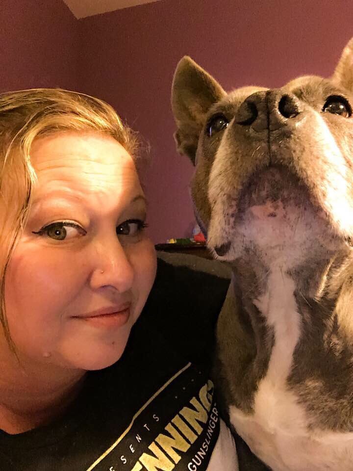 awalley1979's tweet photo. I found this lady on the highway a year ago yesterday. Happy 1st #anniversary, Ol’Miss, and #cheers🍻 to many more for us. Whoever said diamond are a girl’s best friend never had a #dog. #pitbull #stray #wanderer #reacued #EndAnimalAbuse #neverHurtAgain #mygirl #BFFs #foreverhome https://t.co/dx2v3MJiVy