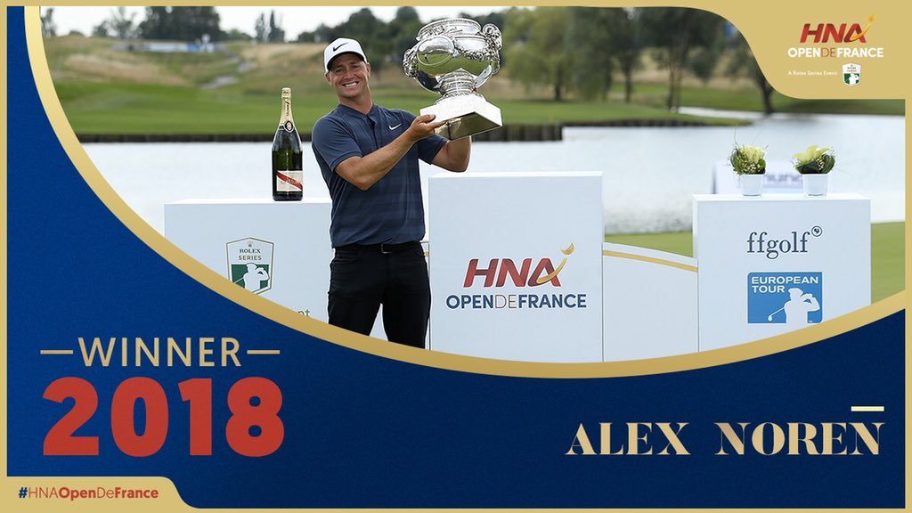 À 35 ans, et après 10 participations, il écrit son nom au palmarès de l'#HNAOpenDeFrance 🏆

GRATTIS <a href="/AlexNorenGolf/">AlexanderNoren</a> 🇸🇪👏