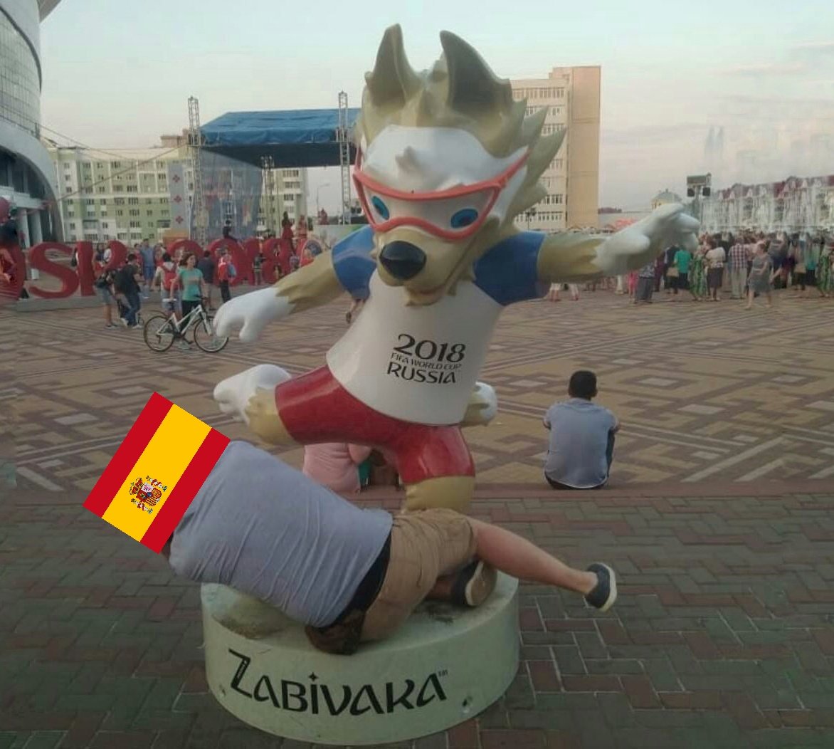 FutebolDeCafe's tweet photo. Adiós #WorldCup

#esp #rus #ESPRUS https://t.co/E5NEyInRIL