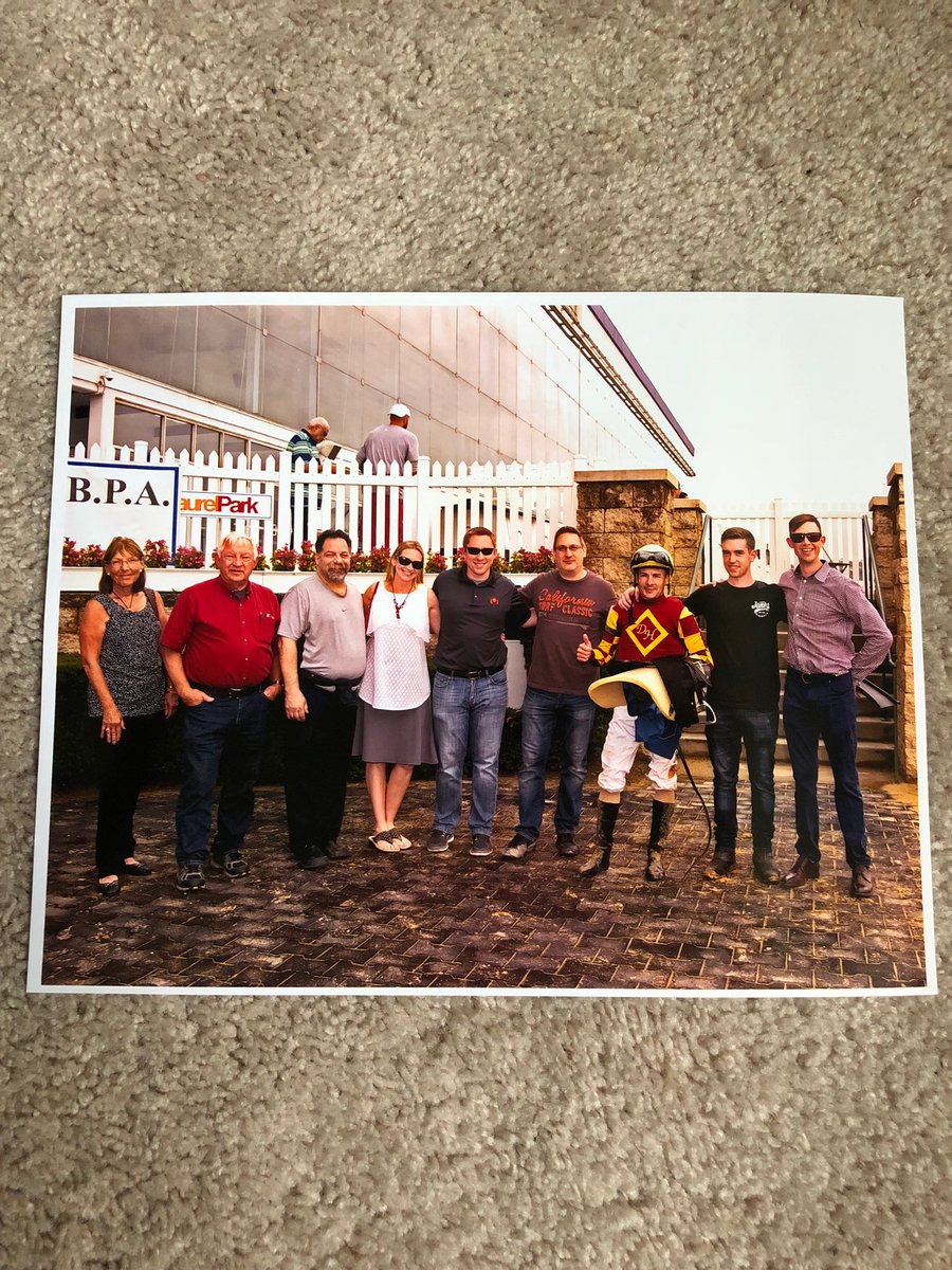 Last seven runners have earned us 2 wins and 5 second place finishes. Extremely proud of my team and grateful for super owners and fast horses #GetInvolved #HorseRacing