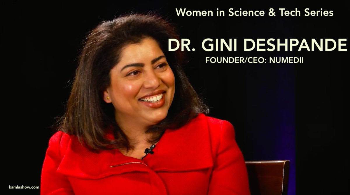SF Peeps - catch our TV interview with Dr.Gini Deshpande, CEO/Founder of Numedii on KCSM TV at 7.30 pm on Comcast 17/717. This episode is part of our #WomeninSceince series sponsored by @Genentech.