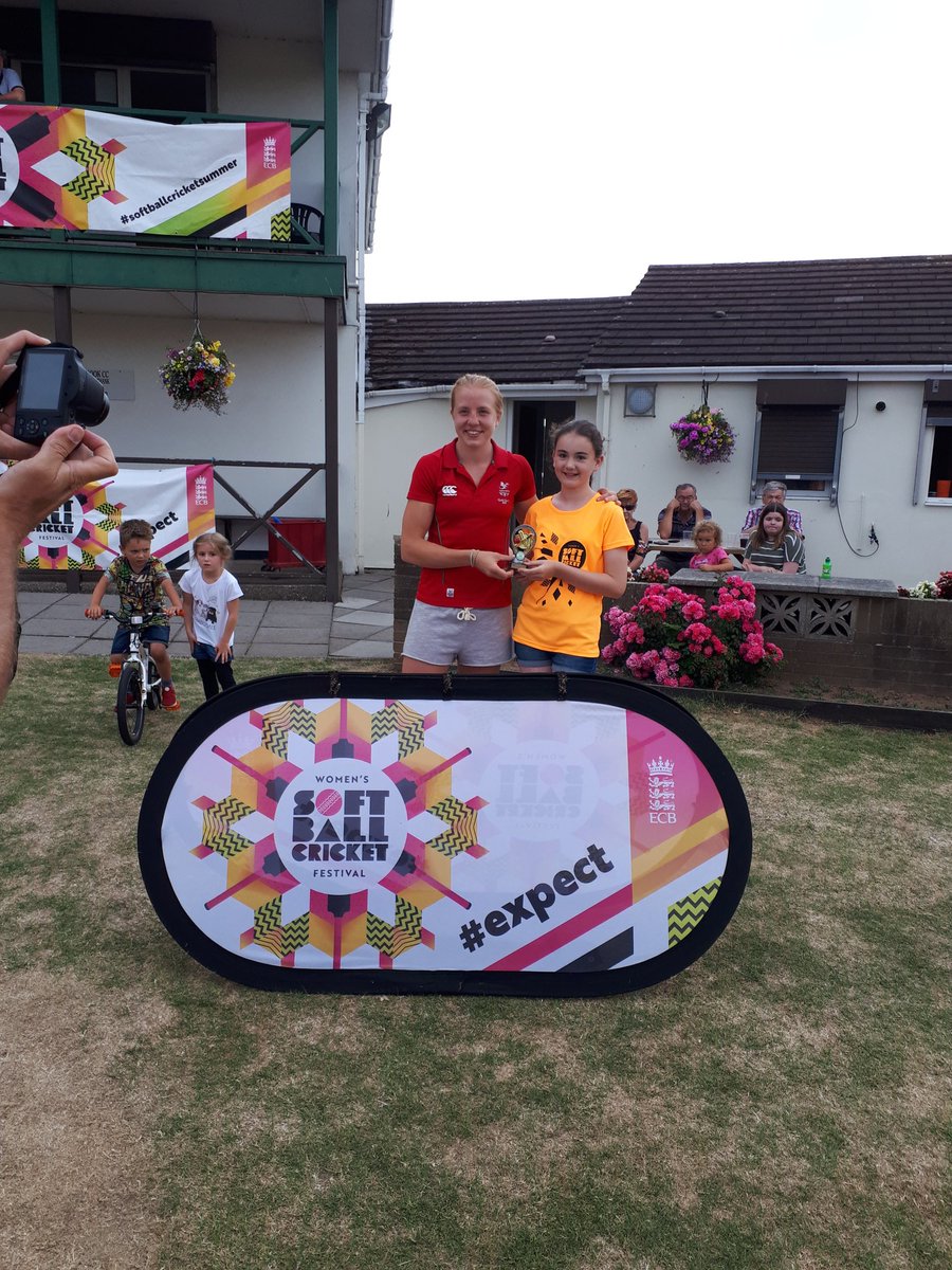 MalpasCricket's tweet photo. Massive congratulations go to our amazing Ffion Bassett for winning Player of the Tournament the Malpas Merlins first Women's Softball Cricket Festival today @sudbrookcc #Expect https://t.co/MWDNUuXNzq