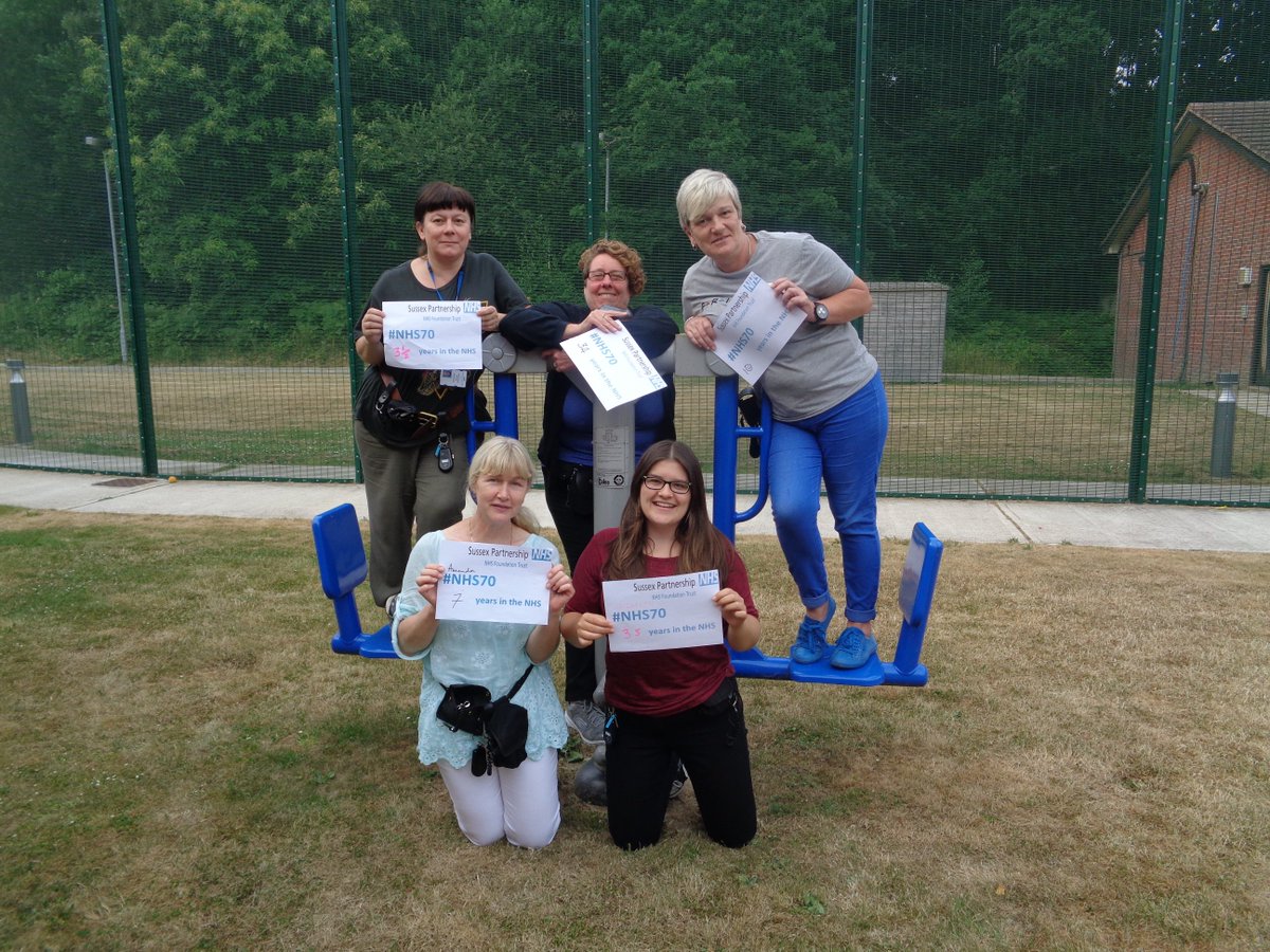 Still smiling after all this time with NHS <a href="/samanthallen/">Sam Allen 💙</a> <a href="/HellinglyCentre/">SPFT_HellinglyCentre</a> @GedpattisonGed <a href="/saint_sussex/">Sussex Saint</a> <a href="/HellinglyOT/">Hellingly_OT</a> #NHS70 #NHS #mentalhealth <a href="/withoutstigma/">SPFT - No longer in use</a>