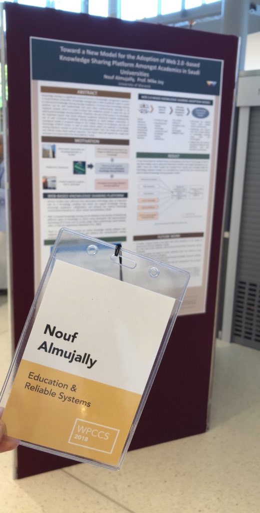 NoufAlmujally's tweet photo. #wpccs  #warwickuni glad to see everybody there. https://t.co/dRAUAUiduV