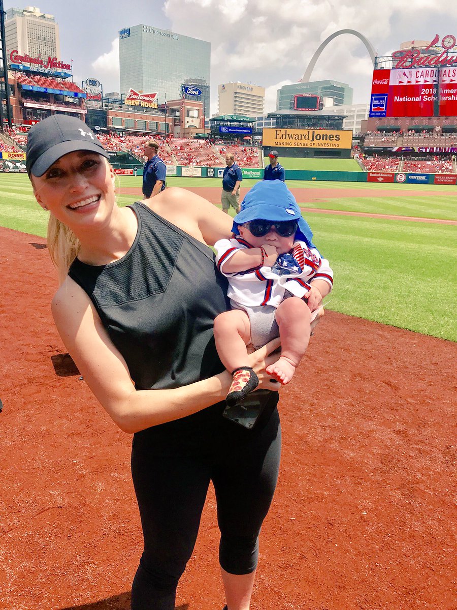 Paul Byrd on X: It's some kinda HOT here in St. Louis but that didn't stop  #Braves wife Brittany Foltynewicz from bringing son Jett out to see his dad  pitch. Cool Shades!!!