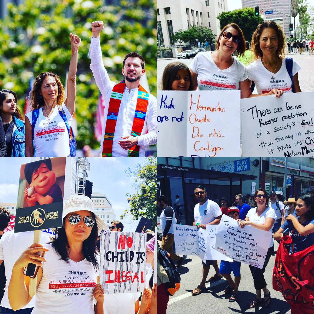 M25SoCal's tweet photo. #M25SoCal representing at #FamilesBelongTogetherLA https://t.co/1q1bGzgYnS
