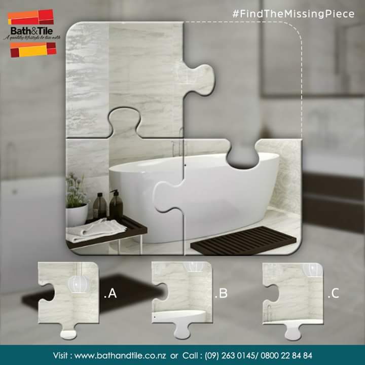 Exercise your brain and tell us the correct answer in the comments section!

#Quiz #DesignedForYou #BathAndTile #LuxuryWonder #NewZealand #Auckland #Albany #ManukauCity #BathroomAccessories #Bathtime