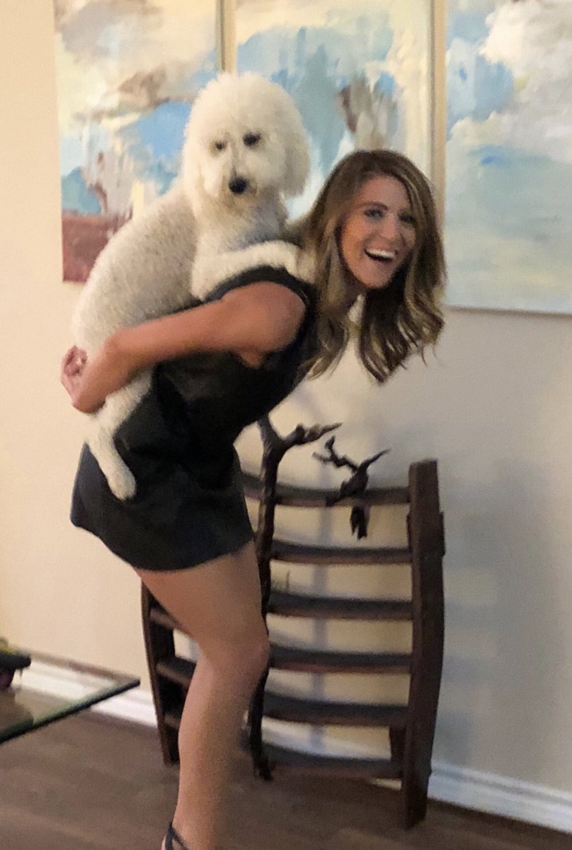 DevinVTrachman's tweet photo. Wish I could slow down the weekends!! Sweetest babe for snapping our pics & funniest pup who constantly makes us laugh! #doodledemi #aspenbound #preppingherforbackpacking #staytuned π https://t.co/giAWBLPX4x