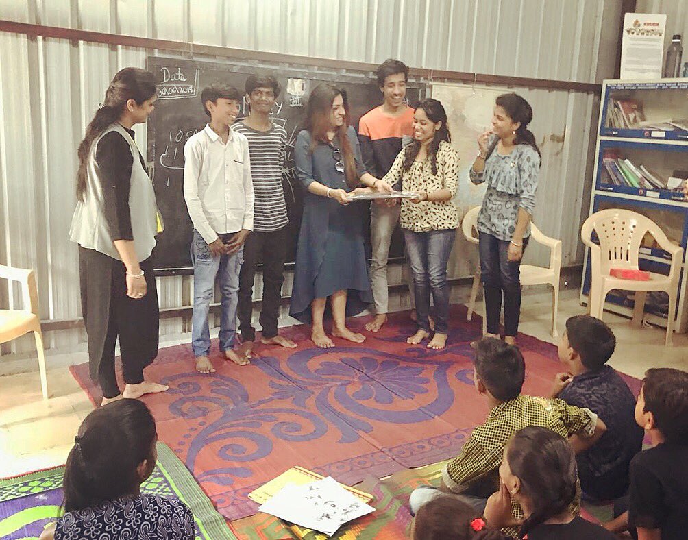 varijabajaj's tweet photo. Where dreams have no boundaries or taxes levied....😊yet another beautiful session with children at the Khushi NGO and the ladies who selflessly working to make their future bright #indore #varijalife #varijabajaj #lifeskills #disability #awareness https://t.co/HC1ZHieI22