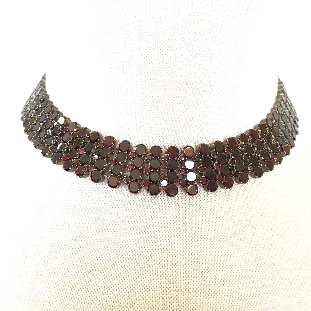 25% Off Sale 2 Days Only #etsy shop: Impossible to find Flat cut #bohemian #garnet #necklace #jewelry #red #engagementgifts #anniversarygifts #bridalgifts #christmasgifts etsy.me/2ME5kpt