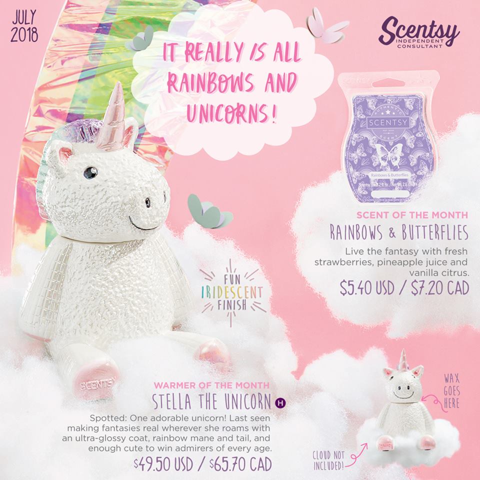 Wacky4Wickless's tweet photo. Stella is here! Shes adorable and shes definitely going to sell out fast! And the #rainbow &amp; #Butterflies scent is amazing! https://t.co/JVzJ3yov02
#scentsy #homedecor #homedecorating #gifts #wax #wickless #Aromatherapy #aroma  #giftforher #Unicorns
#UnicornioParty womaninbizhour https://t.co/UULkwxwcuE