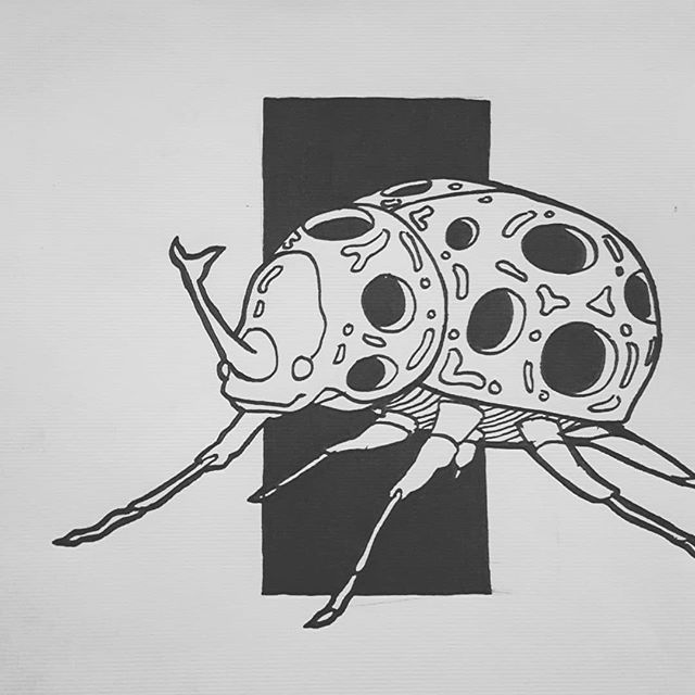 Scrabeetle 🕷
.
.
.
.
.
.
#Scrapdog #illustration #black #white #grey #paper #sketchbook #sketch #streetart #streetstyle #artwork #beetle #paint #instaart #gallery #home #cteative #sht #pen #summer #bb ift.tt/2MGrNlF