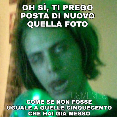 usmemes_'s tweet photo. Quando la influencer di turno fa l'ennesimo post su Fitvia
Or
Ai profili Instagram monotematici
Or
Fate voi
#urbanstrangers #urbanmeme https://t.co/qudBVRSM2g