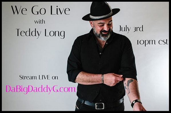 DaBigDaddyGShow's tweet photo. On Tuesday July 3rd @ 10PM CST
We Go Live with @TeddyLong716
Watch it LIVE: https://t.co/xn4gfCceRX
#DaBigDaddyGShow #Live #TeddyLong #Austin #Texas #SingerSongwriter #Music #Merica #ATX #KeepAustinHigh #Ithinkthatisaflamingo #oraCRANE https://t.co/h83cWqogSE