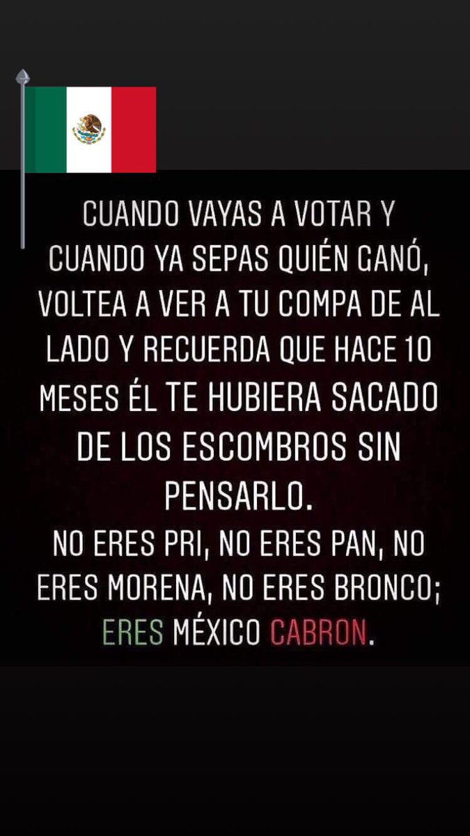 divan_360's tweet photo. Nunca lo olvides #19s #elecciones2018 #divan360 https://t.co/SiKPMqstGE