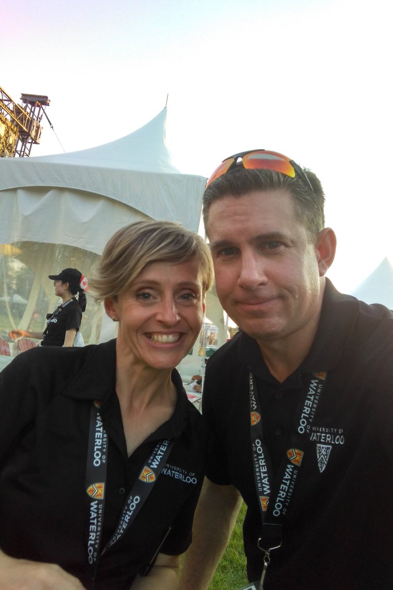Resselme's tweet photo. The person who runs the people who run the show. @kellymcmanus  #UWCanadaDay https://t.co/0HzVtoBIYq