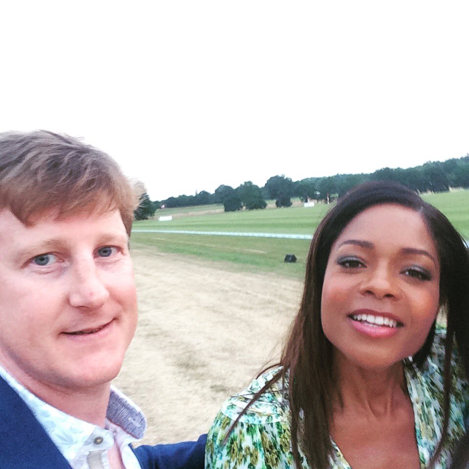 CaerwynAsh's tweet photo. Meeting the lovely Naomie Harris at the audipolo
#moneypenny https://t.co/lx0j6EZtZ0