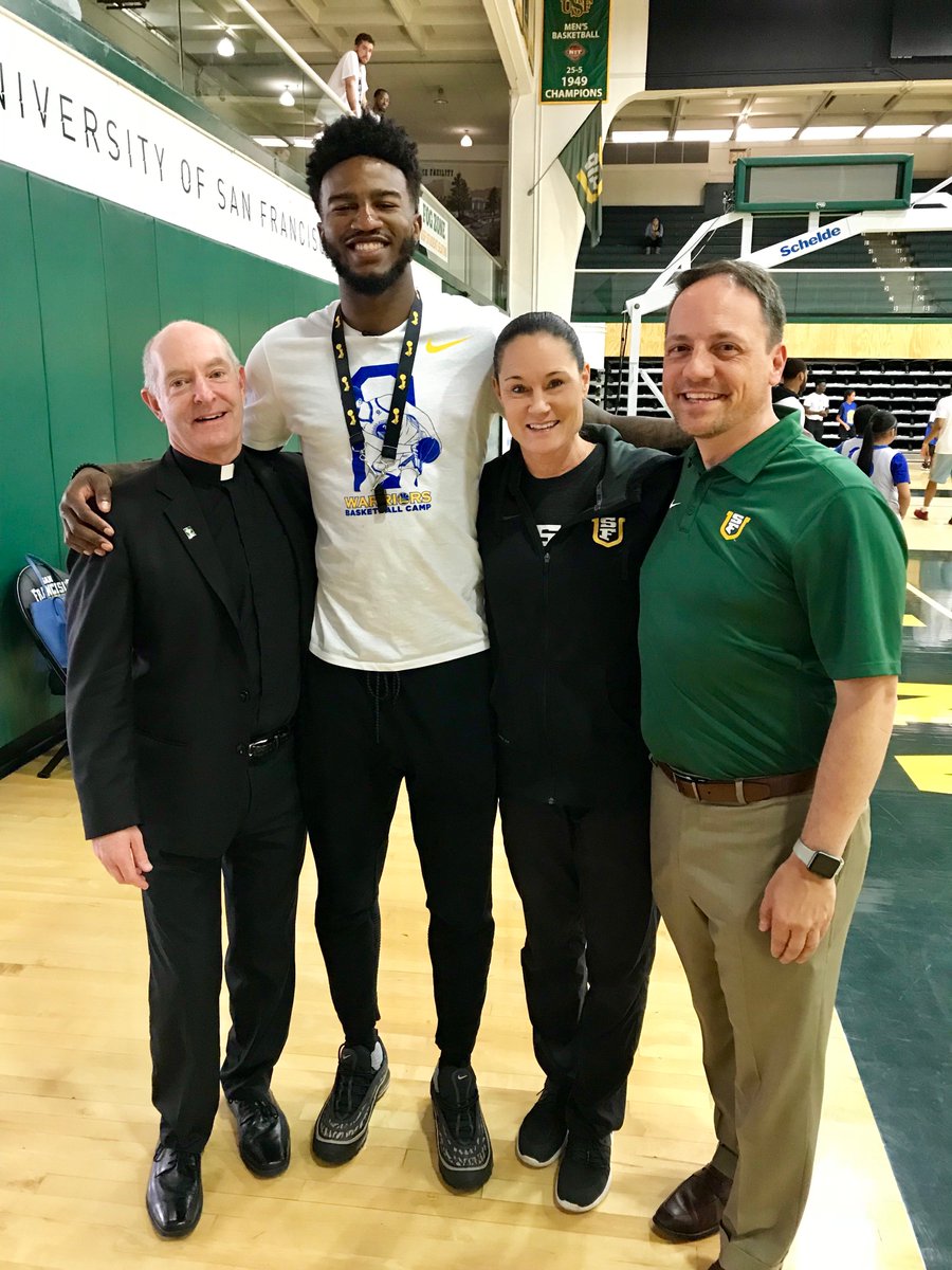 Jennifer Azzi (@jenniferazzi) on Twitter photo 1st ever <a href="/warriors/">Golden State Warriors</a> camp <a href="/usfca/">University of San Francisco</a> and it was a pleasure to help bring the World Champions to a world class campus. Congrats to <a href="/1jordanbell/">Jordan Bell</a>. You are a class act! <a href="/NBA/">NBA</a> 1st ever <a href="/warriors/">Golden State Warriors</a> camp <a href="/usfca/">University of San Francisco</a> and it was a pleasure to help bring the World Champions to a world class campus. Congrats to <a href="/1jordanbell/">Jordan Bell</a>. You are a class act! <a href="/NBA/">NBA</a>