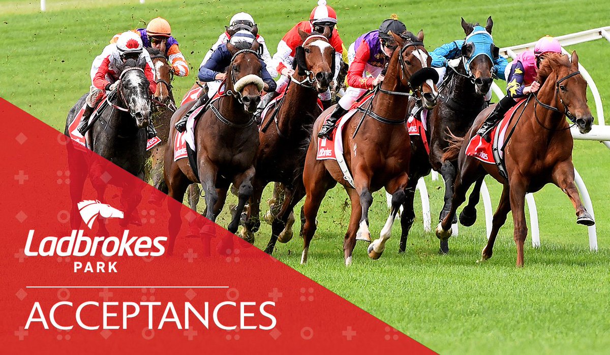 MelbRacingClub's tweet photo. JUST IN: #Acceptances have been finalised for Wednesday's #LadbrokesPark Hillside Race Day.
View online: https://t.co/Zpzx1ZmsqS https://t.co/1lEYMN4QX7