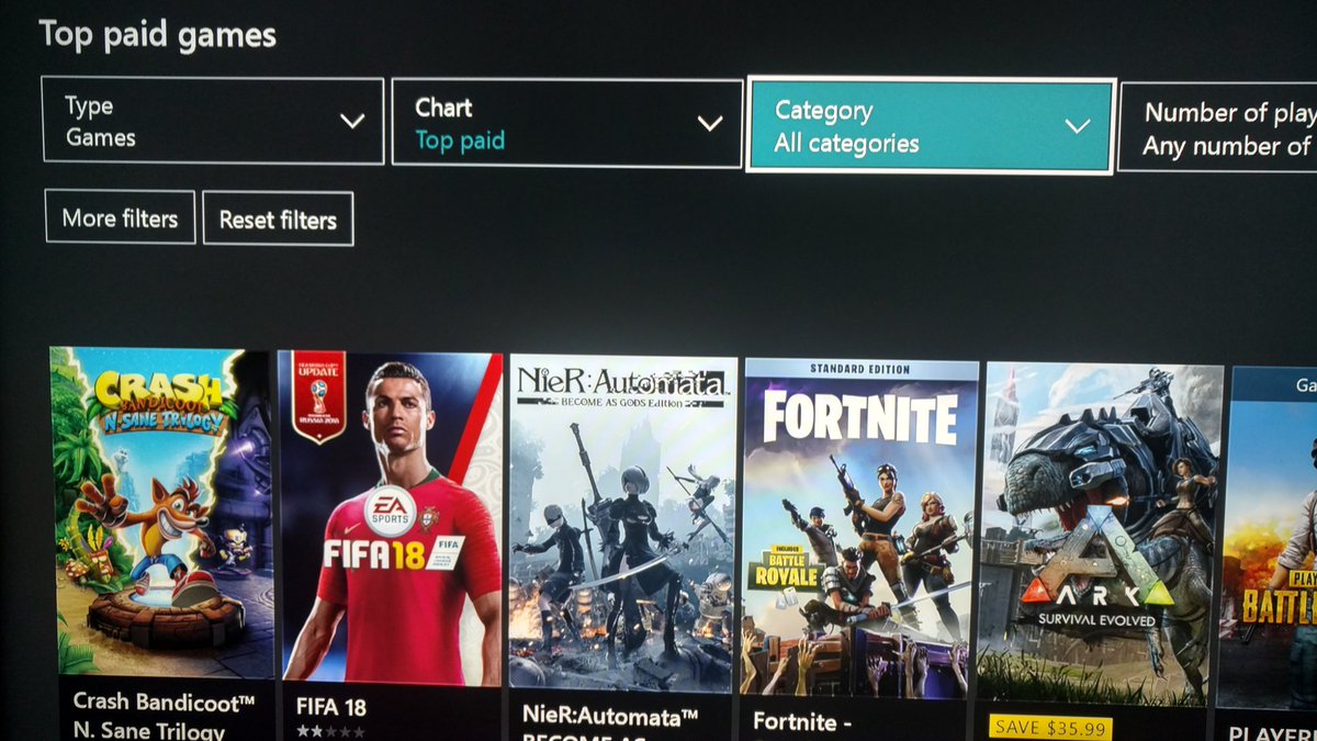 top paid games xbox one