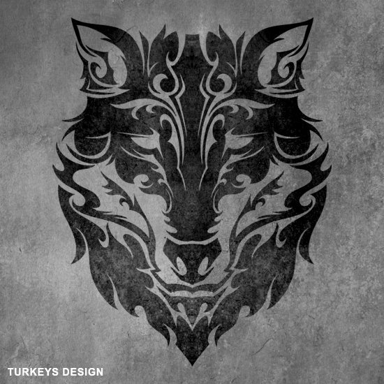 Turkeys Design Takihisa Tateyama ご依頼受付中 No Twitter 真正面の狼 のトライバルデザインとしてはなかなかかっこいいと自画自賛 Twitter