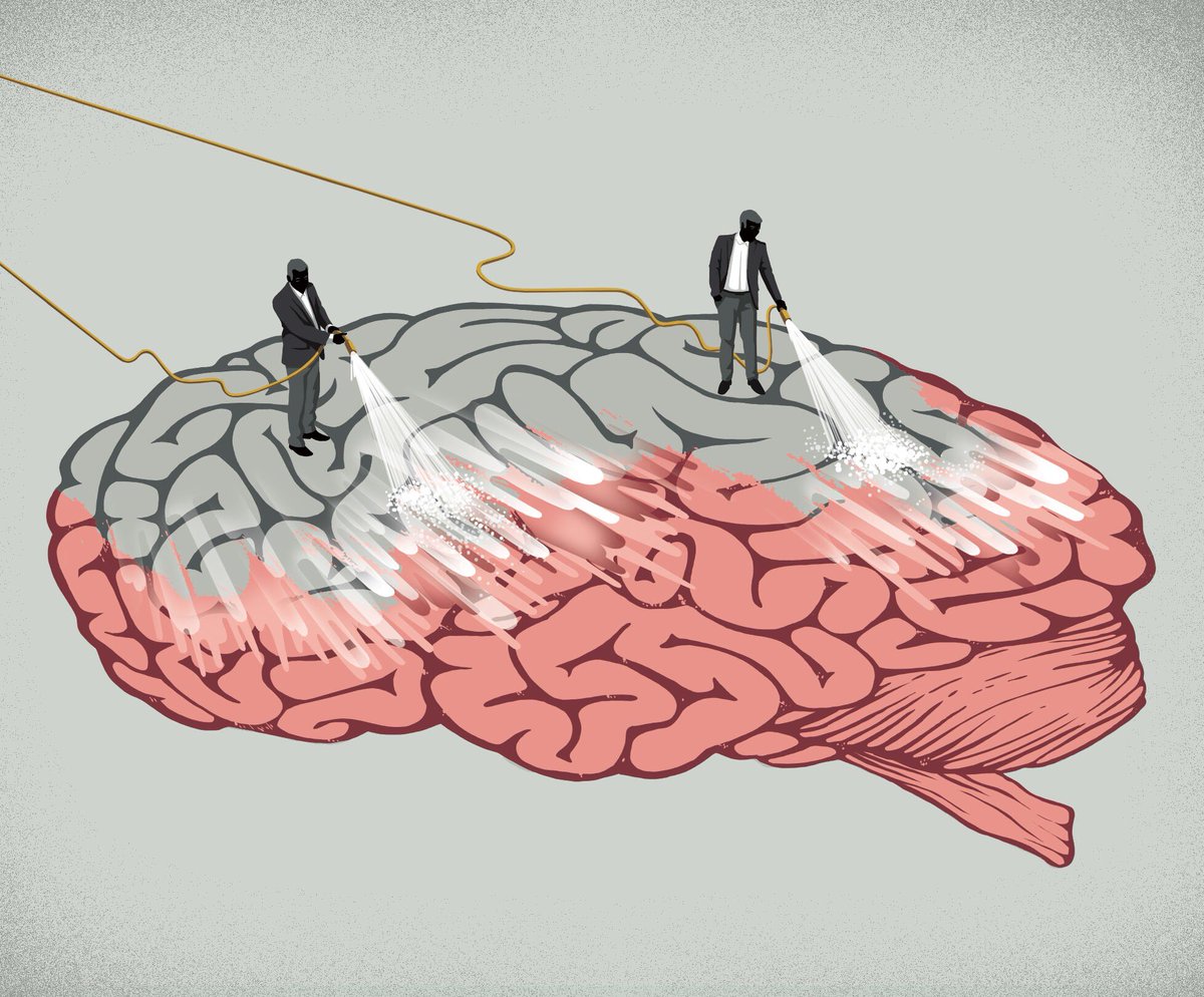 #editorialillustration about #Brainwashing for #nzzfolio