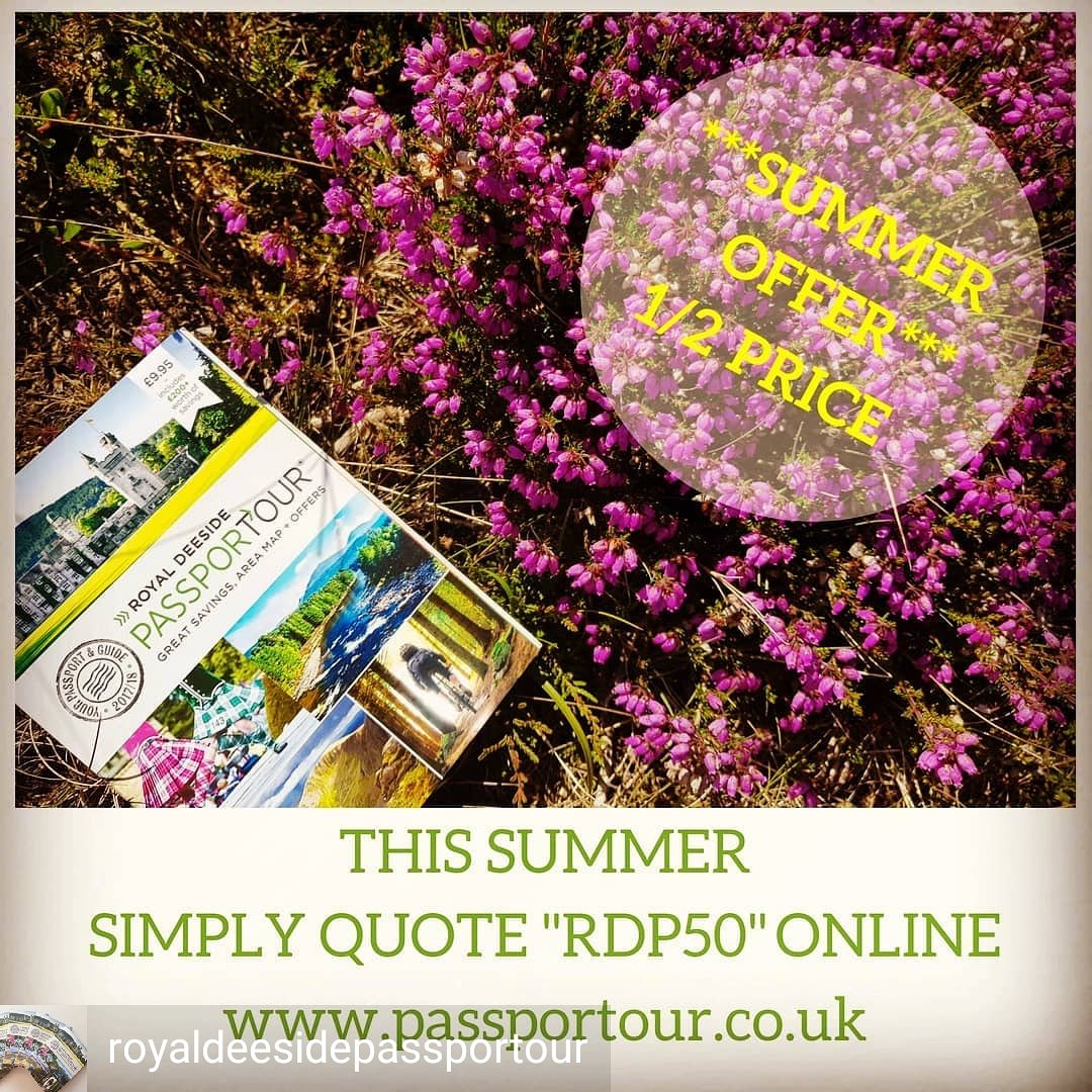 DeeTour_'s tweet photo. ⭐Summer Offer⭐ 1/2 Price #Travel #travelguide @PassporTour#royaldeesidepassportour  💰#RDPSavings💰at local businesses in #RoyalDeeside #cairngorms #aberdeenshire #summer #vacation in #Scotland Buy online at https://t.co/QZAOKmRwrB
#ExplorerTrail #Foodtrail #golftrail #NE250 https://t.co/wvyJPHVOpV