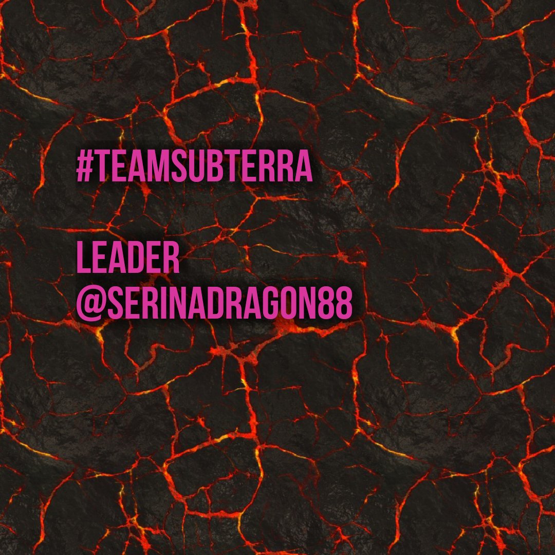 #TeamSubTerra 🌎
Your leader is the Beautiful Earth Dragon Queen <a href="/SerinaDragon88/">Serina Dragon</a> , she succeeds her Predecessor <a href="/EarthDragoQueen/">Terra</a> after she...

Team Subterra your Rivals are #TeamTyphoon and your Rivals with #TeamAqua because of the personal beef <a href="/WaterDragon_Ken/">Water Queen Kendra</a> 
#DragonGames2018